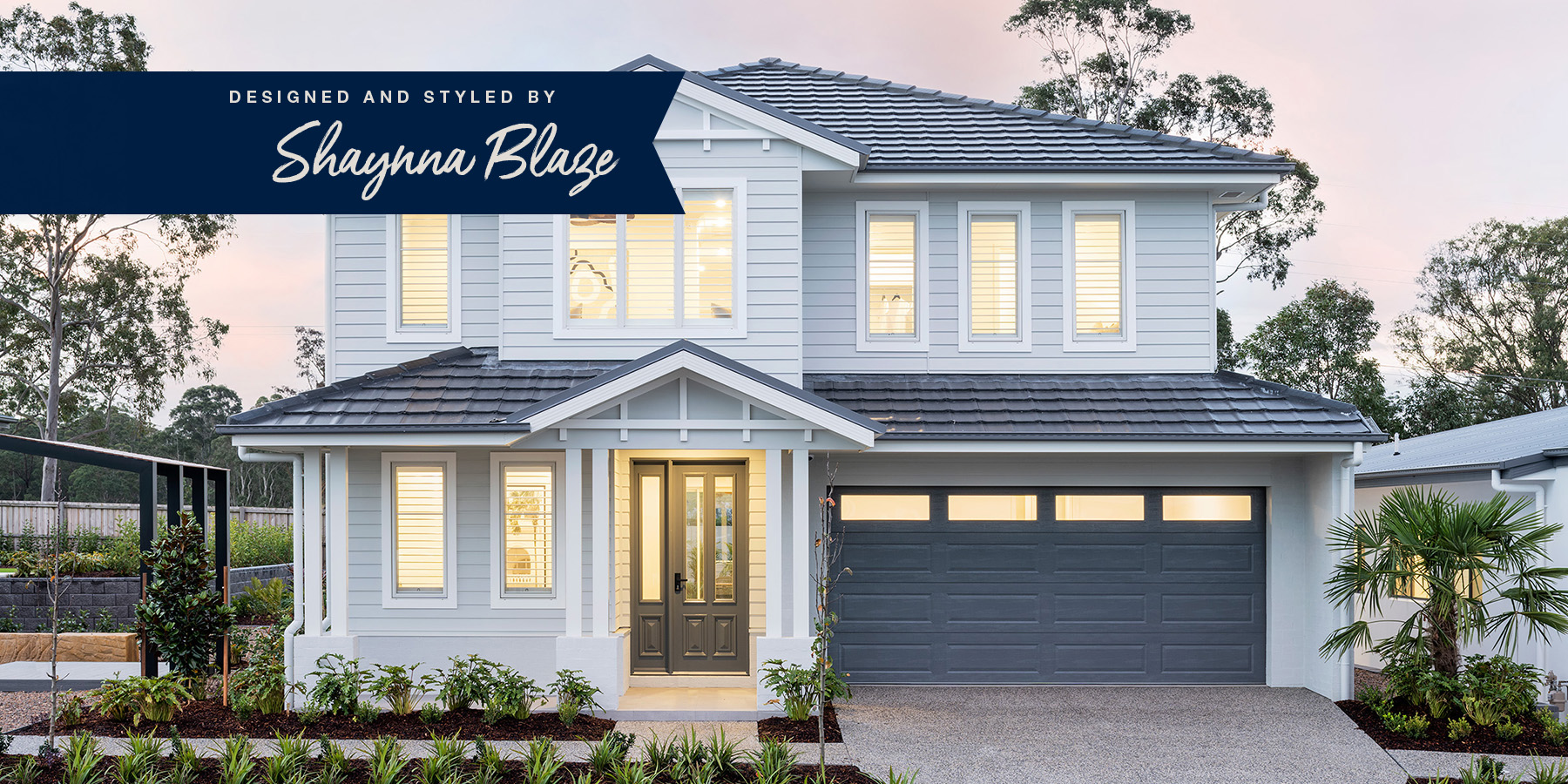 Byron 323 Display Home Hamptons Facade