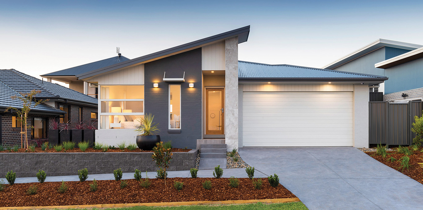 New Home Builders [80+ Home Designs] Retro Facade