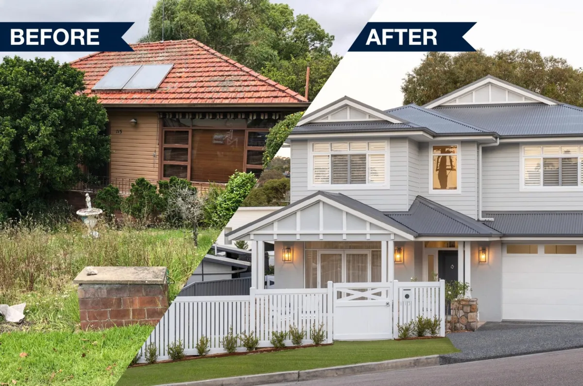 Knock down rebuild home, Newcastle